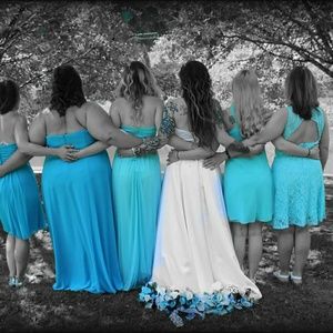 David's bridal bridesmaid dress